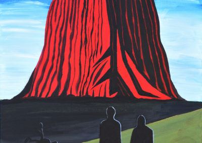 Devil's Tower painting by Robert Gray