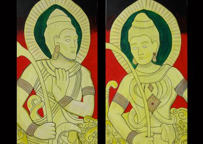 Hindu Kings painting by Robert Gray